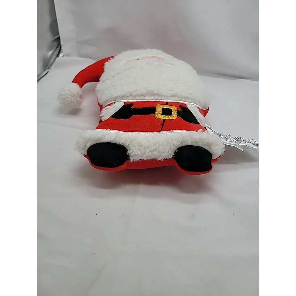 Christmas Shaped Santa Faux Shearling Throw Pillow Red/white Wondershop 15